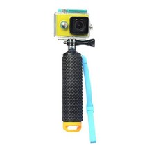 셀카봉 스마트폰 삼각대 짐벌 1인방송 라이브 방송 장비 셀카 Gopro hero 세션 프로 플로트 핸들 다이빙 액션 카메라 용 방수 플로팅 핸드 그립 수중 셀카 스틱, 노랑