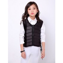 승마조끼 초보자 입문용 개인용 조끼 베스트, 기타 사이즈개, 블랙 CM호(어린이 1.2m 내외)