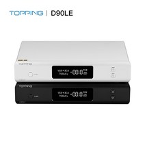 TOPPING D90LE 전체 균형 HIFI DAC ES9038PRO Bluetooth 5.0 LDAC USB DSD512 PCM768kHz RCA XLR 출력 저잡음 프리앰프, Silver with XLR