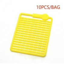 낚시대거치대 홀더 낚시 받침대 액세서리 10 cards 잉어 micro bait stopper Boillies bait stop bead carp bait holder for, 10pcs-노란색