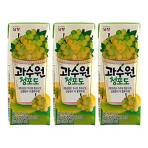 [남양유업] 남양 과수원 청포도 190ml 24개한박스(1box - 24팩) 방학 아이간식 멸균팩 주스, 상세페이지 참조, 상세페이지 참조