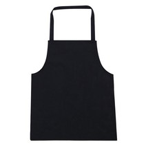 손님용 앞치마/남여공용, 블랙
