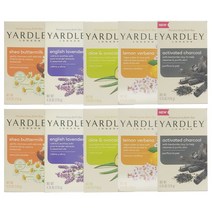 야들리 비누 120g 8개 야들리런던 4가지 향 Yardley soap, 10개