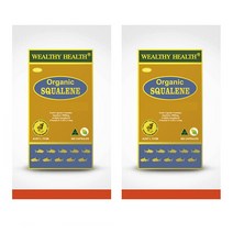 WEALTHY HEALTH Organic Squalene 웰시헬스 호주 스쿠알렌 365정 2개