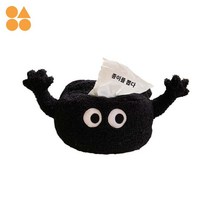몬스터 화장지 왕눈이 패브릭 티슈 차량 케이스 블랙 안아줄께 걸이형, 예매【7일 이내 배송】