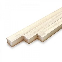 아이베란다 미송 18x18mm 원목각재 각목 목재 나무쫄대 몰딩, 600mm(2장), 1개