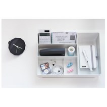 회사 사무실 직인 스탬프 필기구 정리함 책상꾸미기 수납함 대기업 공부방 학원, 아이보리