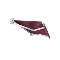 접이식 어닝천막 차양막 수동 고정 테라스 까페 캐노피 옥상 비가림막 농막 방수 주택 처마, 길이3mx1.5m
