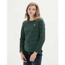 22FW [PUPPY]그린 퍼피자수 면 긴팔티셔츠 HSTS2DL55E2