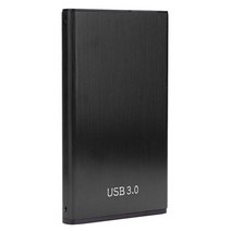 가성비 USB 2.0 노트북 IDE 포트 하드 드라이브 디스크 인클로저 케이스 외장 2.5 인치 HDD 박스 캐디 알루미늄 합금 컴퓨터 pc용, 04 Black