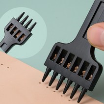 가죽 공예 diy 공구 수작업 구멍 6 공 펀칭기 프레스 기구 라벨 수공구 용품 기계, 6mm 피치 2구멍