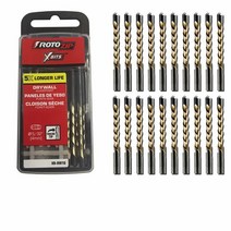 건식 벽체 라우터 및 로토 공구용 RotoZip X비트 1.9cm5/32인치 가이드 포인트 컷아웃 비트 10팩 USA 미국, 20-Pack