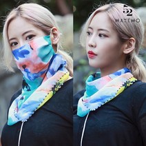 여성 썬 UV 자외선 차단 얼굴 패션 골프 등산용 쿨 스카프 마스크, 3 오렌지수묵