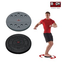 바디스컬쳐 트위스트 원반 홈트 뱃살 허리 비틀기 돌리기 옆구리살 운동 기구 골반 회전판, 지름 30.5cm