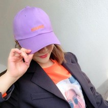 여자 비비드 볼캡 모자