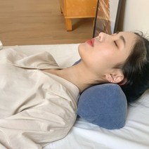 아미앙스 메밀 경추베개 수건 목주름 예방, 그레이