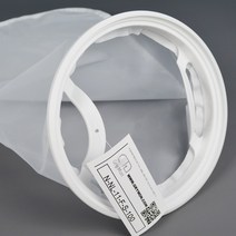 Nylon 산업용 액체용 플랜지 필터백 (NL) 02사이즈(10cmx38cm), 02*15미크론