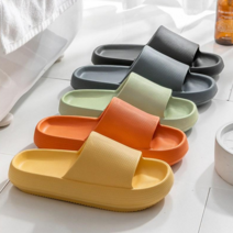 층간소음 방지 슬리퍼 쿠션 실내화 다용도 사무실 거실, 옐로우