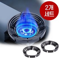 2개세트 가스렌지 버너 바람막이 올킬 캠핑 휴대용 가스 잡이 가림막 야외 낚시 방풍링 링가드, 바람막이링가드(2개세트), 2개