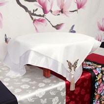 원형상보자기세트 9번 돌상테이블보 전통테이블보, E2원형상보자기세트09번(연먹보라)