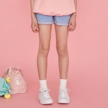더데이걸 스판짱짱한 밴딩 완벽한핏 썸머롤업 3부 데님 반바지 TGTH22404 (평상시 치수보다 한치수 크게 주문하셔도 좋습니다)
