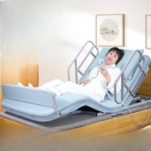 전동 가정용 환자용 환자 의료 침대 병원용 매트리스 접이식 12, G.라텍스모델+후면난간