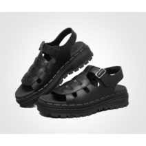 [해피데이] 스케쳐스 여성용 여름 WHT BBK 키높이 발편한 캐주얼 웨지 샌들 (양말증정)