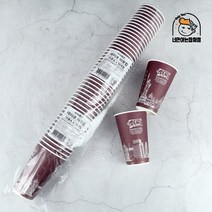 아이존 16온스 카페 테이크아웃 두꺼운 일회용 종이컵 50개입, 단품