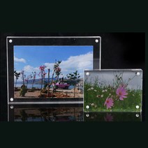 납골당액자 가족납골묘 아크릴 투명 사진 액자 축제 선물 보호 크리스탈 미니 카드 데스크탑 디스플레이 프레임 침실 장식, [01] 15x21cm