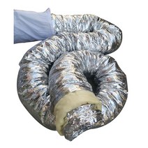 원터치모기장 알루미늄호일 끼다 보온 관 길이조절 에어컨 통풍 소프트관 금속 철사, T05-내부직경 150mm6미터 한개