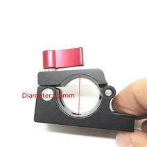 알루미늄 25mm 레일로드 클램프 DJI Ronin M MX 시스템 지원 파이프 스크린 모니터 클립 스튜디오 악세사리, 한개옵션0