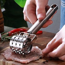 고기 분쇄기 스테인레스 스틸 스테이크 롤링 소나무 바늘 고기 Loosener 주방 도구 주방 악세사리 푸드 프로세서 TXTB1, 1 pcs, 1