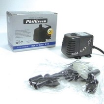 필그린BT-7(7W) BT-10(10W)BT-20(20W) 모터 펌프수중 모터저면 여과기, 1개, 7W