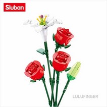 [룰루핑거] 슬루반 B1121B 장미꽃 2T-01-306