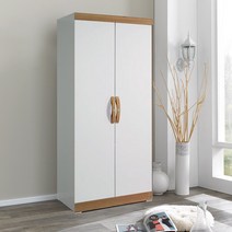 솜씨방가구 심플장롱 이불장, 아카시아화이트