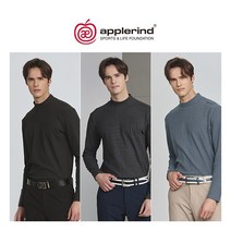 [애플라인드] 남성 플러피 웜하이넥 셔츠 3종