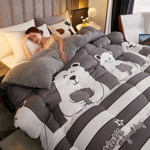 봄이불 슈퍼 따뜻한 양고기 벨벳 이불 겨울 패션 이불은 사계절 봄 가을 더블 싱글 코어를 두껍게