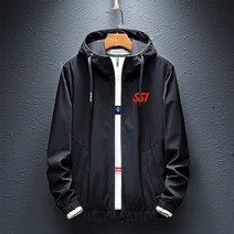 스쿠바프로 다이빙 보트 스쿠버 다이빙후드 방풍자켓 자켓 코트 봄 가을 재킷 남자 인쇄 지퍼 방수 방풍 따뜻한 솔리드 컬러 남성, xxl, 1