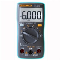 전문 디지털 멀티 미터 RM102 KKM128 DC AC 전압 전류 측정기 저항 온도, 협력사