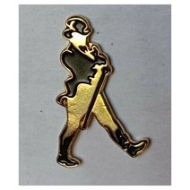 조니 워커 Pin 블랙 Walking man pin for hat or Lapel NIP