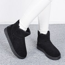 준디자인 여성 방한화 겨울 어그 방한 부츠 패딩 운동화 신발 기모 털신 가죽 여자 쿠션 로우 슬립온 발편한 푹신한 경량