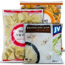 냉동 컬리플라워 라이스 500g X 2팩 + 스팀 고구마 1kg + 유피 단호박 2kg