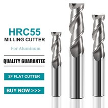 GAMONT 알루미늄 텅스텐 스틸 카바이드 밀링 커터용 HRC55 2 플루트 CNC 기계 가공 특수 플랫 하단 엔드밀 도구, [17] 8x25x8Dx75, [01] 1PCS