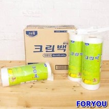 ForU297 크린롤백 대용량 6개 롤백 비닐백 위생팩 위생롤백 위생백, 상세페이지 참조