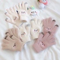 [이거찜] 귀요미 스마트폰 터치 털장갑/겨울장갑