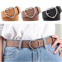여성벨트008 하트 링벨트 캐쥬얼벨트 패션벨트 포인트