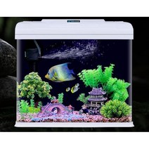 무환수어항 베타어항 물고기 수족관 거북이 구피 가정용 미니, HD 글래스 820 씨뷰 (20팩 무료).