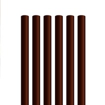 7mm 21cm 일자빨대 개별포장 브라운 500개, 단품, 단품