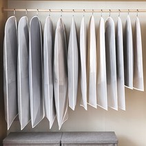 반투명 지퍼형 옷커버 코트커버 중형(60x100cm) 5매