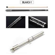 당구큐 당구용품 카본큐 BLAK 블랙 실버 중국 익스텐션 신제품, 5.BLAK31 with Silver - 11.5mm